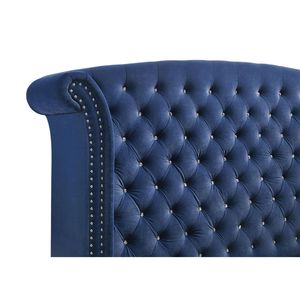 Letto Chantel Pacific Blue Wingback Eastern King Imbottito - Categoria Prodotto - Product Image 3