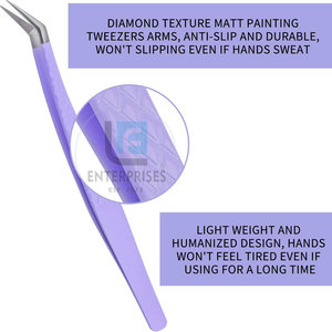 Light Weight Custom Size Eyelash <b>Extensions</b> Tweezers Hot Sale <b>Cheap</b> Price Eyelash <b>Extensions</b> Tweezers - Product Image 4