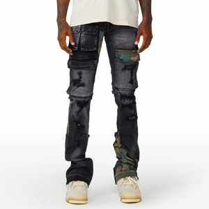 Pantalones Vaqueros de Primera Calidad al por Mayor, Pantalones Vaqueros de Mezclilla para Hombre, Diseño Personalizado, Corte Holgado, Estilo Casual - Product Image 1