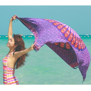 Sarong paréo élégant pour femme, de qualité supérieure, en coton, idéal pour la plage, en promotion. - Product Image 5