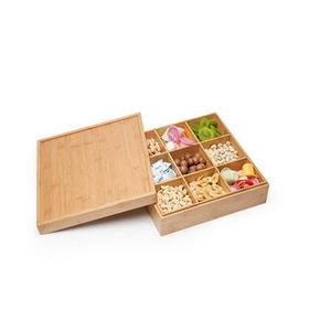 Caja Redonda de Madera Ecológica de Primera Calidad para Dulces, Caja de Chocolate/Caramelos Hecha a Mano por Diseñadores, Decorativa y Elegante para Mesa, Superventas - Product Image 1