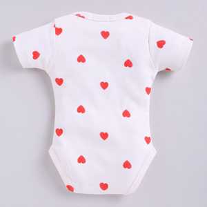 ชุดชั้นในเด็กพิมพ์ลายเลิฟท์บอดี้สูทแขนสั้นทำจากไม้ไผ่อีลาสเทนออร์แกนิก - Product Image 3
