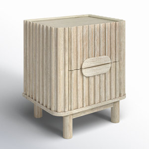 Mesita de noche de 2 cajones - Product Image 3