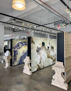แผ่นหินเผาคุณภาพพรีเมียมอิตาลี Calacatta Viola ขนาดใหญ่ หนา 12 มม. ผิวขัดเงา/ผิวด้าน สำหรับเคาน์เตอร์ครัวและท็อปโต๊ะเครื่องแป้ง - Product Image 3