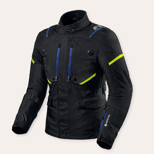 เสื้อแจ็คเก็ตมอเตอร์ไซค์ผู้ชายสีเทา แขนยาว ผ้าโพลีเอสเตอร์ กันน้ำ GORE-TEX สำหรับทุกฤดู สำหรับผู้ใหญ่ - Product Image 3