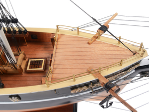 T123 - Maqueta de Barco Cutty Sark Sin Velas, Decoración Náutica de Madera Hecha a Mano, Regalo de Navidad para Coleccionistas Marítimos, 86Lx27Wx67H cm - Product Image 4