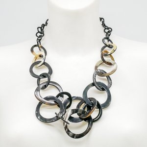 สร้อยคอเขาวัวสุดหรู คุณภาพเยี่ยม สร้อยคอทำมือสไตล์โบโฮ รูปวงรี - Product Image 2