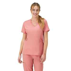 Conjunto de Uniforme Médico Ajustado y Elegante para Profesionales, con Material Suave al Tacto y Bolsillos Funcionales Tipo Cargo - Product Image 6