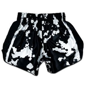 กางเกงชกมวย MMA แบบยืดหยุ่น แห้งเร็ว ระบายอากาศได้ดี ผลิตจากโพลีเอสเตอร์ 100% พิมพ์ลายด้วยความร้อน แบบยูนิเซ็กซ์ - Product Image 2