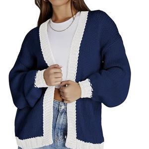 Cárdigan Grueso Extra Grande para Mujer, Nuevo, Directo de Fábrica en Bangladés, con Logotipo Personalizado, Cárdigan Largo Abierto, Abrigos de Punto - Product Image 1