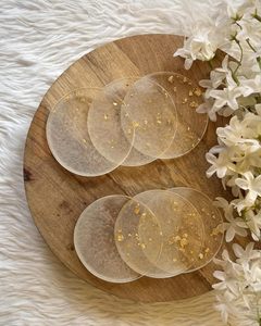 <b>Clear</b> <b>Epoxy</b> <b>Resin</b> Bohemian Style Heat Resistant Coaster Casting Kit Double Component Adhesive for River Table Mold Making - Product Image 1
