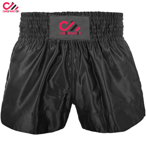 OEM High Quality 100% Polyester Muay Thai Shorts Sporty Style Hot Shorts <b>Elastic</b> Waist Customizable Ladies MMA Fighting Shorts - Product Image 1