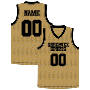 Uniforme de Baloncesto de Alta Calidad, Personalizado para Equipos, Jersey de Baloncesto de Malla, Ropa Deportiva Reversible, Diseño Retro, para Hombres, Mujeres y Jóvenes, OEM - Product Image 1