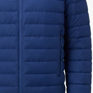 GENERSA SPORTS Men's Winter Bomber Quilted <b>Jacket</b> Plus Size Hooded Stand Collar Front Logo Waterproof Windproof Eco-Friendly - Product Image 6