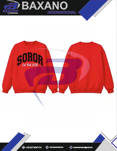 Delta |   Sigma |   Sweat-shirt en molleton doux de haute qualité de la sororité Theta, couleur rouge hiver, avec logo personnalisé - Product Image 6