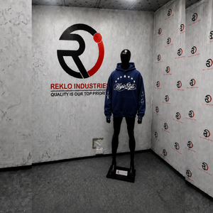 Sweat à capuche 100 % coton French Terry bleu marine style Hip Hop Hype, coupe oversize, avec poche imprimée, pour l'automne, streetwear classique urbain - Product Image 3