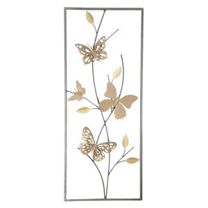 Sculpture murale en métal élégante et tendance, grande taille, décoration intérieure pour chambre à coucher et salon, suspension murale en fer, taille personnalisée - Product Image 3