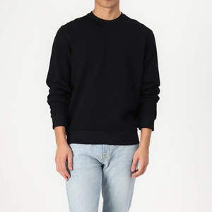 Wholesale Lightweight Custom Logo Fashion Hooded Collar Regular Fit Long Sleeve Knitted Lined Cotton Hoodie for Men - Product Image 1