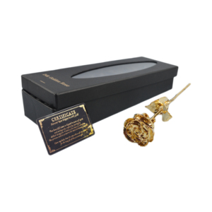 Rosa de Color Oro Rosa Natural con Recubrimiento Electrolítico, Viene con Cajas de Embalaje de Lujo, Decoración con Flores Reales, Ideal para Regalo de Boda - Product Image 4