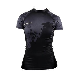 เสื้อแรชการ์ดแขนยาวสำหรับผู้ชาย/ผู้หญิง น้ำหนัก 240 กรัม ผลิตจากโพลีเอสเตอร์/ไนลอน สำหรับปี 2026 ลายพิมพ์แบบรีดร้อน เป็นมิตรต่อสิ่งแวดล้อม พร้อมตัวเลือกโลโก้แบบกำหนดเอง - Product Image 1