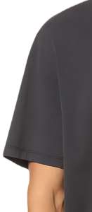 T-shirt personnalisé pour homme, 120g, écologique, col rond, poids lourd, coupe oversize, épaules tombantes, en coton tricoté, couleur unie, séchage rapide, brodé - Product Image 3