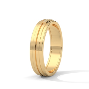 Anillo de Boda Chapado en Oro de 18K, Anillo de Compromiso para Pareja, Joyería - Product Image 2