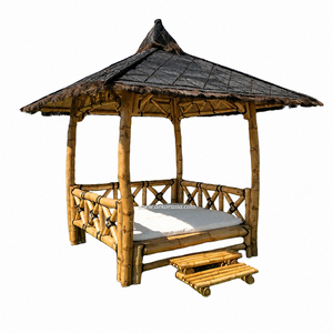 Pérgola de Bambú Natural para Decoración de Jardín y Hogar, Estructura de Bambú para Exteriores, Venta al Por Mayor - Product Image 1