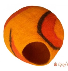 Coussin pour chat en feutre de laine fait main, non amovible, pour chats - Product Image 4