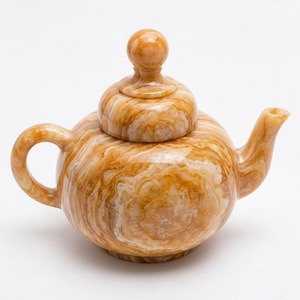 Decorative Luxury Mother Pearl Tea <b>Pot</b> Handle Eco-Friendly Non-Toxic Dishwasher Safe Traditional Arabian Inlay Kettle for Eid - Product Image 1