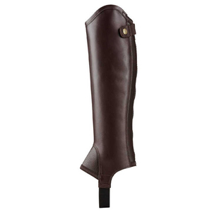 Custom Genuine Leather <b>Half</b> <b>Chaps</b> Stretch Accordion Equestrian Horse Riding Gaiters Unisex Boot <b>Chaps</b> LHC-0038 - Product Image 3