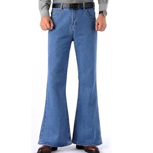 Pantalon en jean slim pour homme 100% coton léger extensible écologique hiver-printemps délavé style streetwear fabrication OEM - Product Image 1