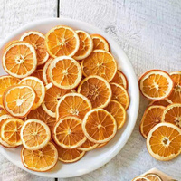 Hoogwaardige gedroogde sinaasappelschijfjes, gedroogd sinaasappel fruit voor thee