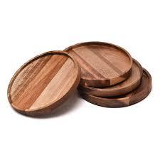 H a CRAFT Classic Durable Wooden Coaster for Coffee Tea <b>Drinks</b>-Handmade - Product Image 2
