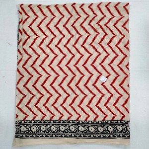 Indian Block Printed Floral Cotton <b>Sarong</b> Summer <b>Beach</b> Pareo Silk Border Geometric Pattern Bagru Print Natural Pool Party <b>Sarong</b> - Product Image 4