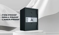 Coffre-fort ignifuge en acier renforcé pour la maison avec système de verrouillage à combinaison haute sécurité