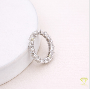 Anillo de Compromiso de Moissanita Impresionante de Alta Calidad para Mujer, Joyería Nupcial Elegante, Adecuado para Uso Diario, Disponible para la Venta - Product Image 6