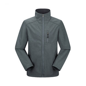 Veste coupe-vent zippée pour homme, 100% polyester, logo personnalisé, chasse en plein air, veste thermique en polaire, softshell, Fortleo - Product Image 5