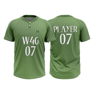 Uniformes de Béisbol Personalizables Unisex, 100% Poliéster, Transpirables, de Secado Rápido, Antibacterianos, Sublimados - Product Image 1