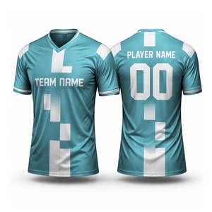 Nueva Llegada, Camiseta de Fútbol OEM de Alta Calidad, 100% Poliéster, Transpirable, de Secado Rápido para Aficionados al Fútbol, con Logotipo Personalizado - Product Image 2