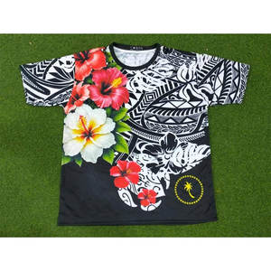 Camisas con Diseño Polinesio Personalizadas a Bajo Precio, Camisa del Pacífico de Alta Calidad, Camisas Tribales del Pacífico Sublimadas - Product Image 1