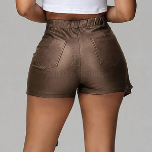 Jupe cargo en cuir de qualité supérieure, coupe confortable, détail poche utilitaire, service d'usine de production OEM - Product Image 2