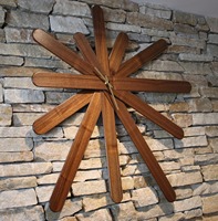 Horloge murale en bois naturel de qualité supérieure, décoration d'intérieur haut de gamme, horloge murale en bois sur mesure, horloge murale moderne de luxe, horloge murale ronde en bois