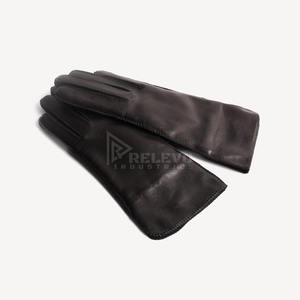 Gants en cuir pour femmes, en peau de mouton véritable, doux et chauds, gants d'hiver à la mode pour femmes, prix bas - Product Image 2