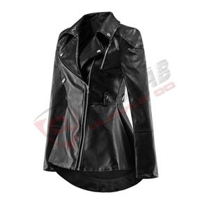 Stand-Collar hombres moda Collar y hombres cuero de vaca marrón genuino hecho a mano-abrigos largos con capucha - Product Image 5