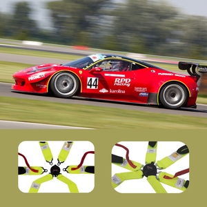 Arnés de hombro antideslizante TBRACING FIA 8853 2016 con logotipo personalizado, proveedor OEM ODM para mayor comodidad del piloto profesional. - Product Image 2
