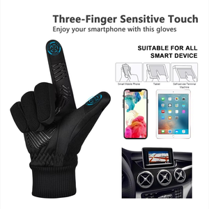 Guantes de Invierno Personalizados con Logotipo, Tejidos, Gruesos, Resistentes al Viento y al Frío, para Adultos, Talla Grande, para Uso Diario - Product Image 3