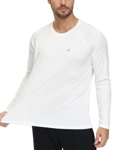 Chemise de pêche personnalisée à col rond, manches longues, protection UV, évacuation de l'humidité, séchage rapide, légère, vêtements de pêche en plein air - Product Image 3
