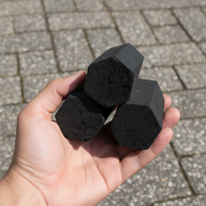 Charbon hexagonal à combustion longue durée, haute chaleur, pour marque de chicha haut de gamme - Product Image 2