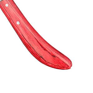 Juego de Cuchillos Veterinarios para Pezuñas de Acero Inoxidable con Hoja Curva Superafilada, Mango de Madera, Reutilizables, Herramienta Manual Profesional para Herradores - Product Image 5