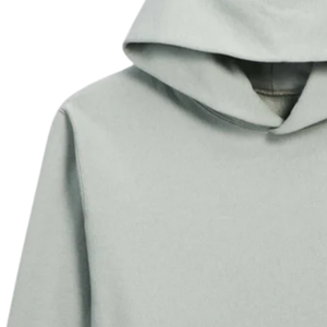 Sudadera con capucha para hombre de la mejor calidad, color gris claro, 100% algodón polar, corte regular, informal, para otoño, con bolsillo frontal. - Product Image 5